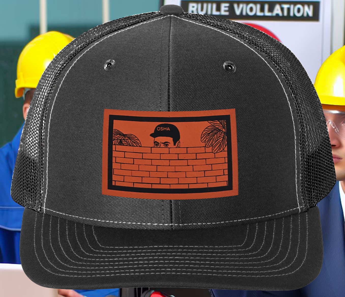 Certified Osha Violator Hat, Funny Hats for Men, Work Life Hat, Funny Men's Snapback, adult Humor Hat